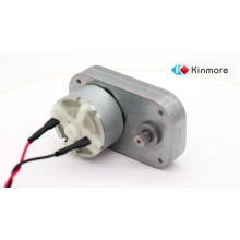 12 volt permanent magnet  micro gear dc motor(km-36f1-500) for water meter and water pump